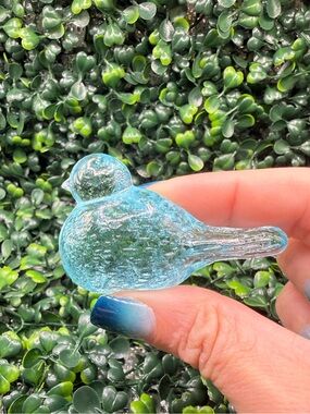 *GLOWS* Blue Selenium Chubby Bird
